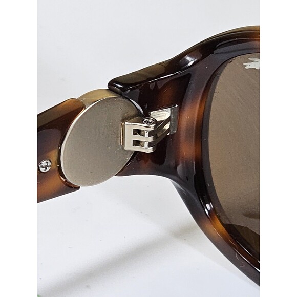 Lacoste Women's Sunglasses Brown Tortoise LA12646 DB 58-17 125MM USED SIDE LOGO - Picture 12 of 16